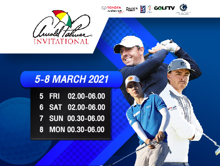 ถ่ายทอดสด Arnold Palmer Invitational 2021 5-8 มี.ค. นี้